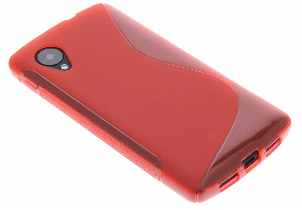 Image of Rood S-Line TPU siliconen hoesje voor de LG Nexus 5