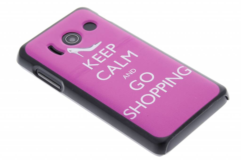 Image of Keep calm and go shopping design mat hardcase hoesje voor de Huawei Ascend Y300