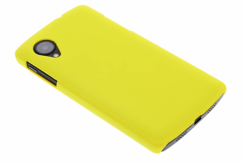 Image of Geel effen hardcase hoesje voor de LG Nexus 5