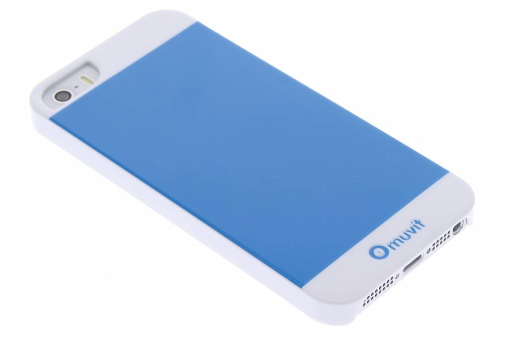 Image of Colorful Case met screenprotector voor de iPhone 5 / 5s / SE - Blauw