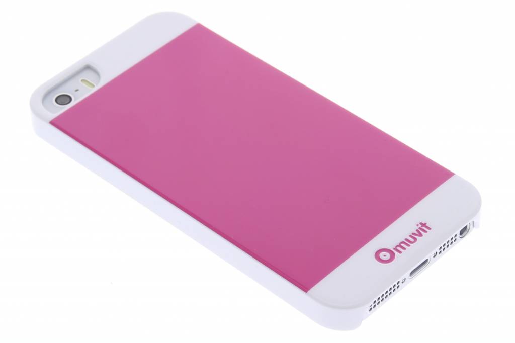Image of Colorful Case met screenprotector voor de iPhone 5 / 5s / SE - Roze