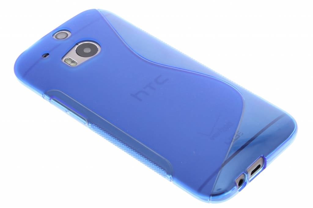 Image of Blauw S-line flexibel TPU hoesje voor de HTC One M8 / M8s