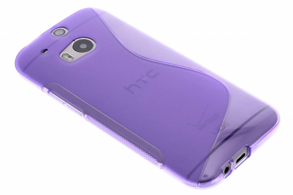 Image of Paars S-line flexibel TPU hoesje voor de HTC One M8 / M8s