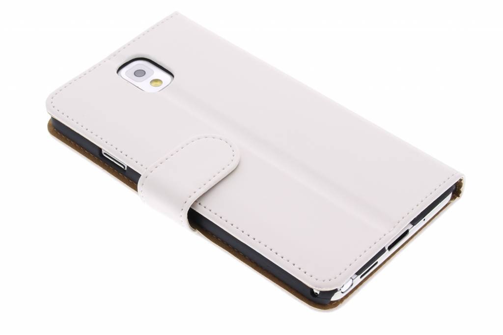 Image of Witte effen booktype voor Samsung Galaxy Note 3