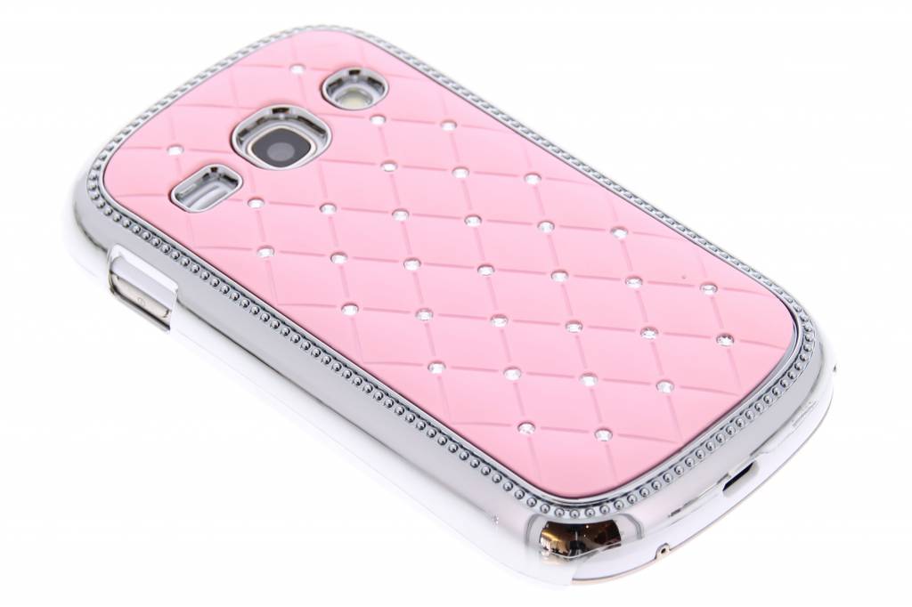 Image of Roze strass design hardcase hoesje voor de Samsung Galaxy Fame