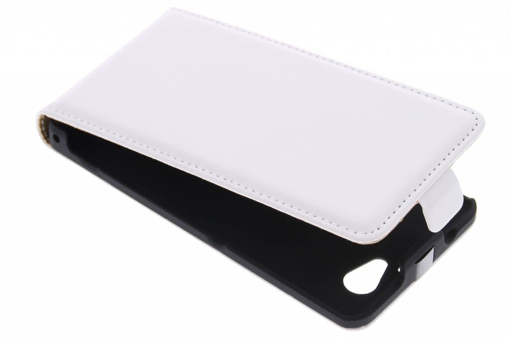 Image of Witte luxe flipcase voor de Sony Xperia Z1 Compact