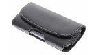 Zwart broekriem telefoonhoesje (klein) Zwart broekriem telefoonhoesje (klein)