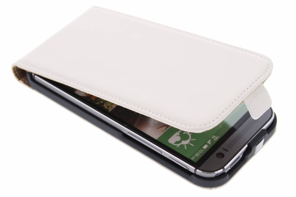 Image of Mobiparts Premium Flip Case HTC One (M8)/M8s White