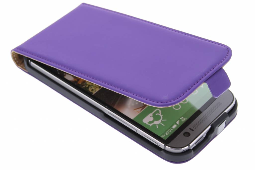 Image of Mobiparts Premium Flip Case HTC One (M8)/M8s Purple