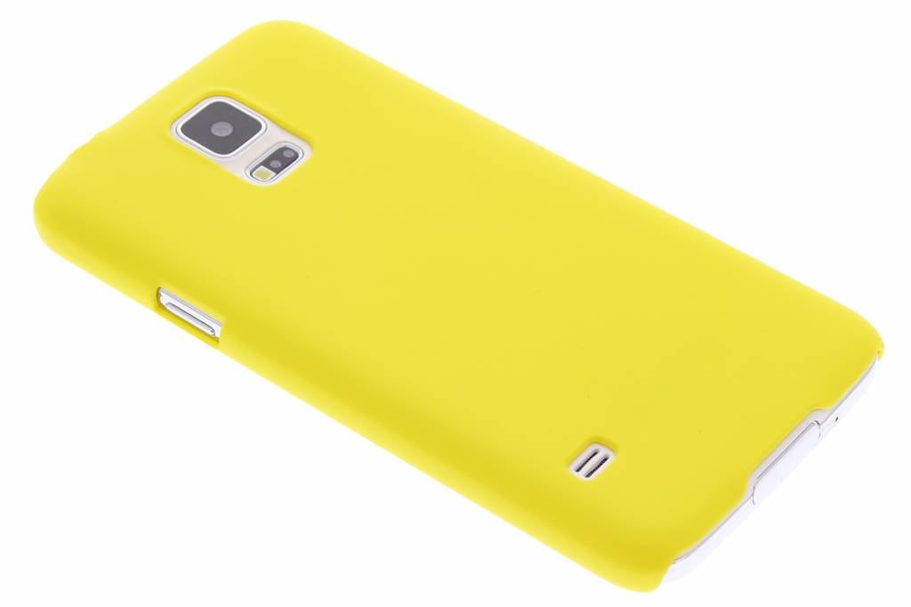 Image of Geel effen hardcase hoesje voor de Samsung Galaxy S5 (Plus) / Neo