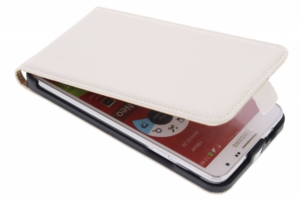 Image of Premium flipcase voor de Samsung Galaxy Note 3 Neo - White