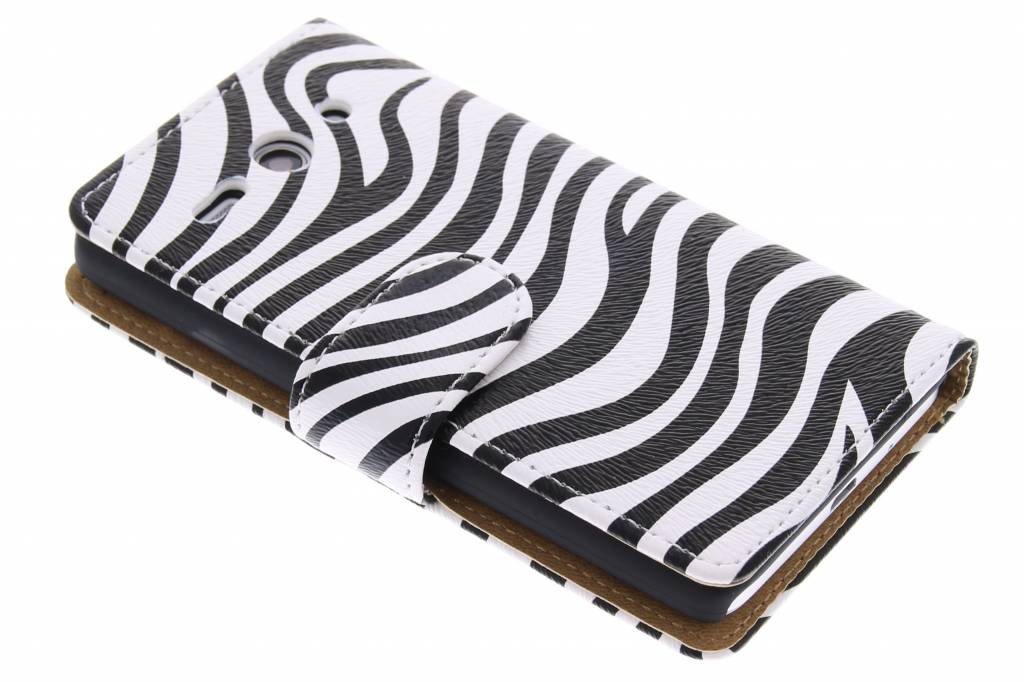 Image of Zebra booktype hoes voor de Huawei Ascend Y530