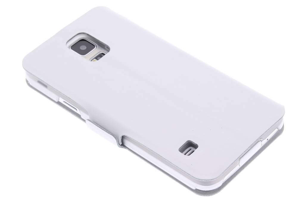 Image of Witte stijlvolle booktype hoes voor de Samsung Galaxy S5 (Plus) / Neo