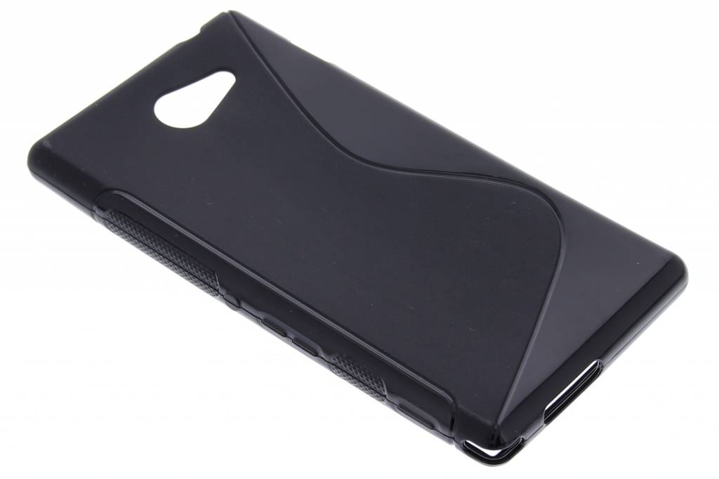 Image of Zwart S-line TPU hoesje voor de Sony Xperia M2 (Aqua)