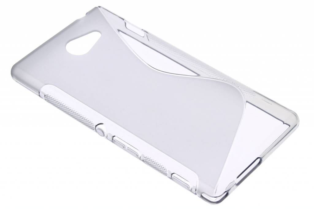 Image of Grijs S-line TPU hoesje voor de Sony Xperia M2 (Aqua)