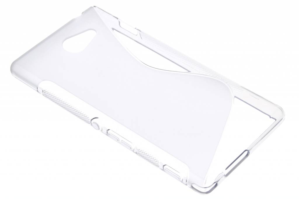 Image of Transparant S-line TPU hoesje voor de Sony Xperia M2 (Aqua)