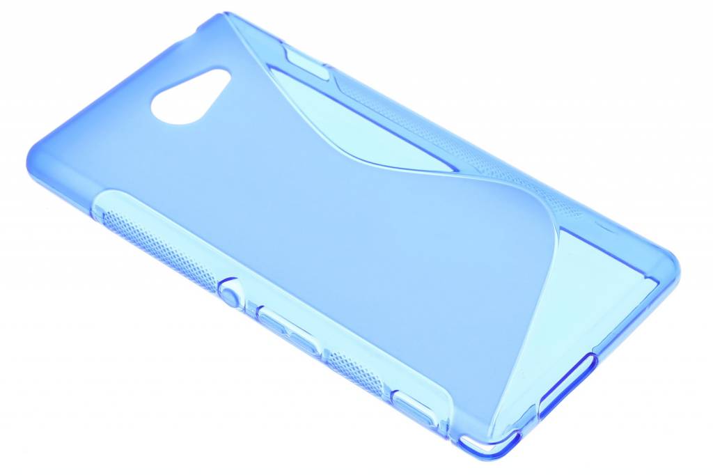 Image of Blauw S-line TPU hoesje voor de Sony Xperia M2 (Aqua)