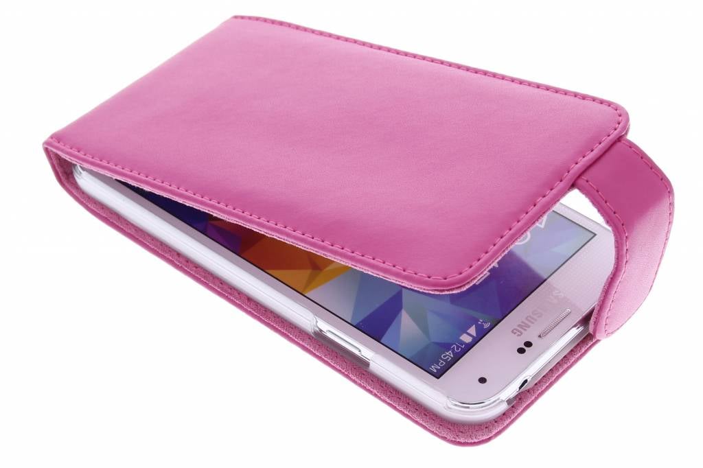 Image of Fuchsia stijlvolle flipcase voor de Samsung Galaxy S5 (Plus) / Neo