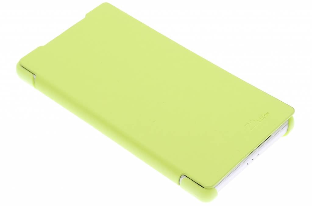 Image of Groene slim booktype hoes voor de Sony Xperia Z2