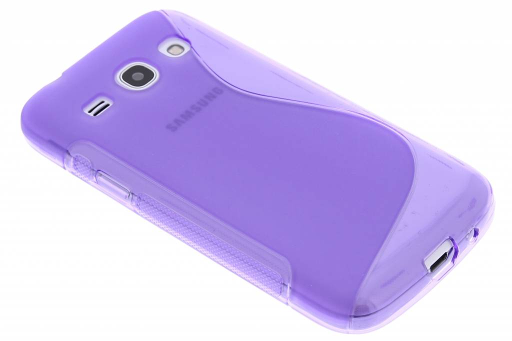 Image of Paars S-line flexibel TPU hoesje voor de Samsung Galaxy Core Plus