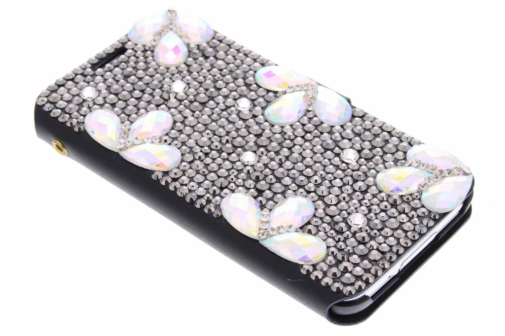 Image of Glazen strass booktype hoes voor de Samsung Galaxy S5 (Plus) / Neo