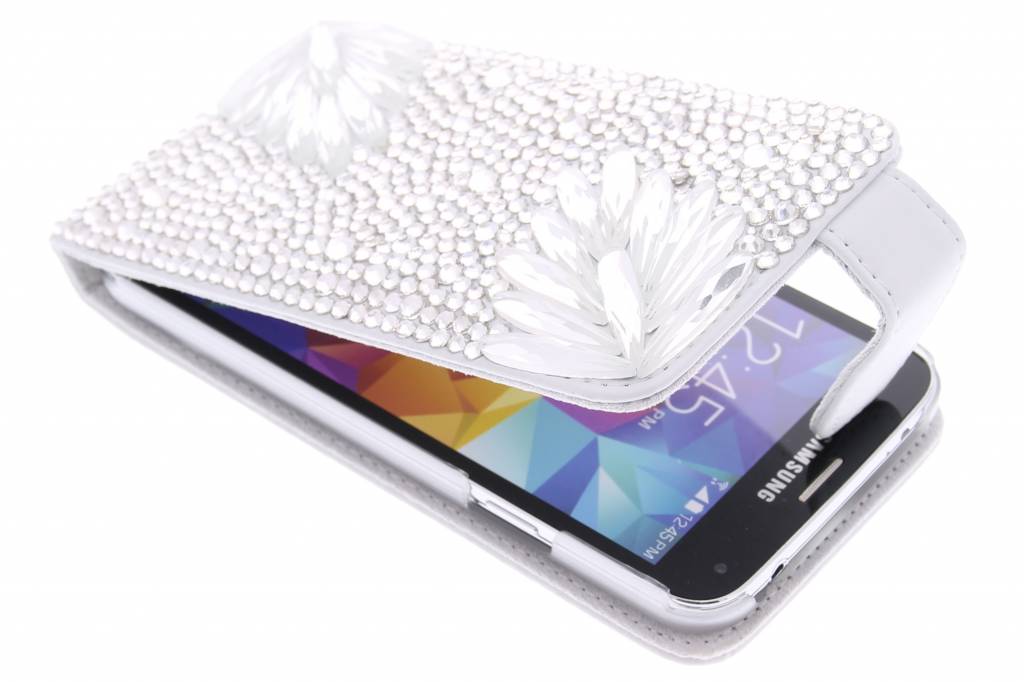 Image of Glazen strass-stenen flipcase voor de Samsung Galaxy S5 (Plus) / Neo