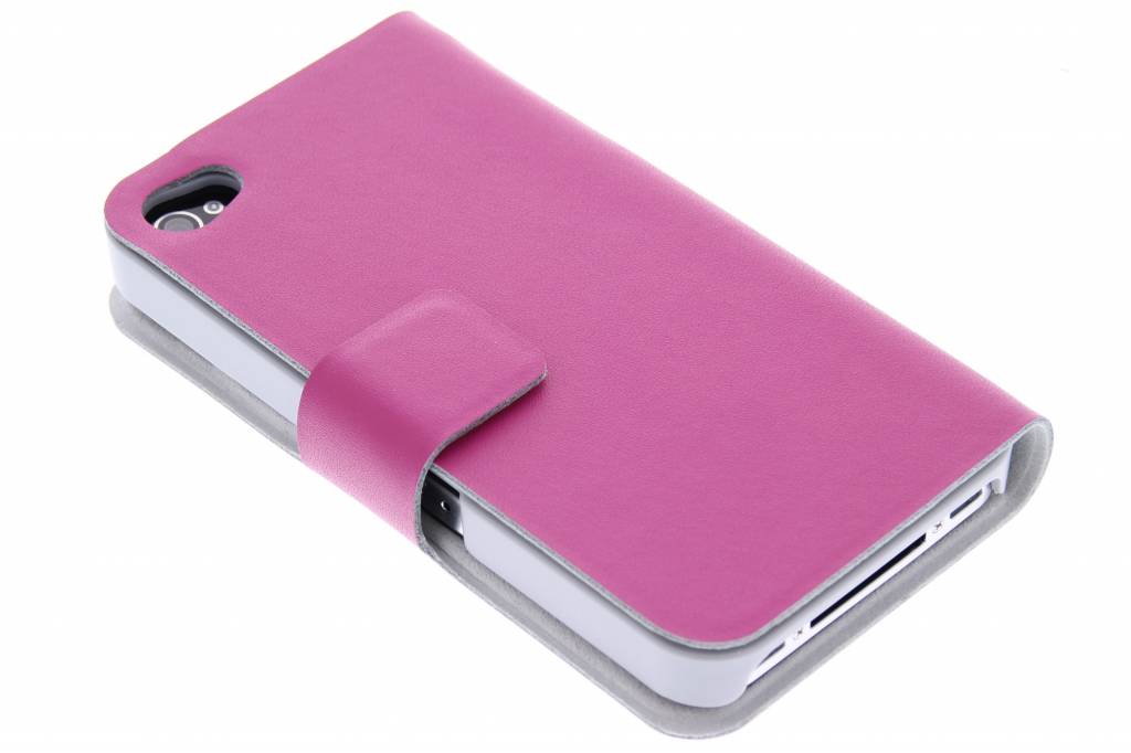 Image of Fuchsia stijlvolle booktype hoes voor de iPhone 4 / 4s