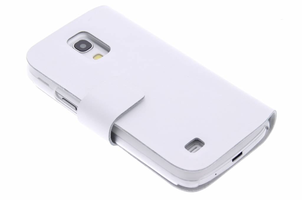 Image of Witte stijlvolle booktype hoes voor de Samsung Galaxy S4 Mini