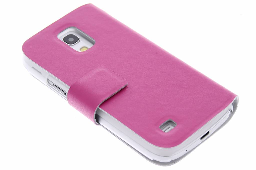 Image of Fuchsia stijlvolle booktype hoes voor de Samsung Galaxy S4 Mini