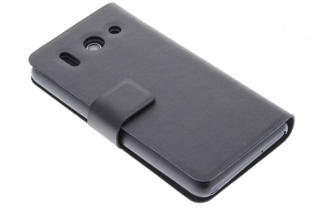 Image of Zwarte stijlvolle booktype hoes voor de Huawei Ascend G510