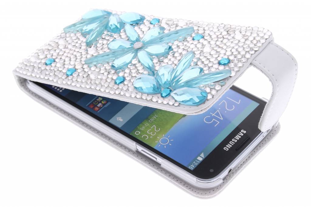 Image of Glazen strass flipcase voor de Samsung Galaxy S5 (Plus) / Neo