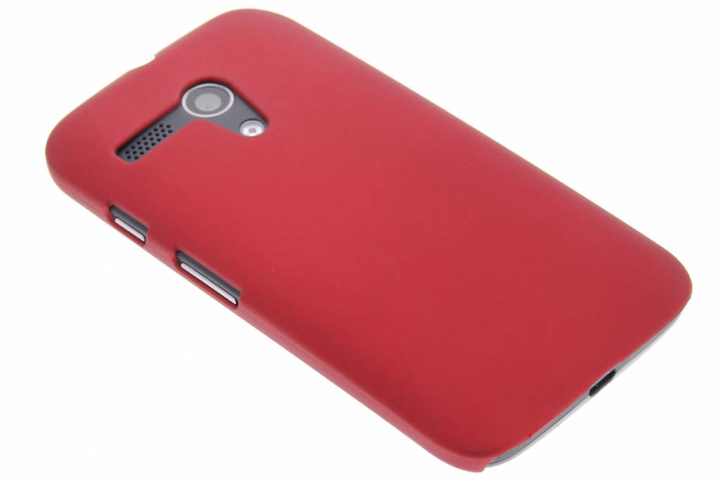 Image of Rood effen hardcase hoesje voor de Motorola Moto G