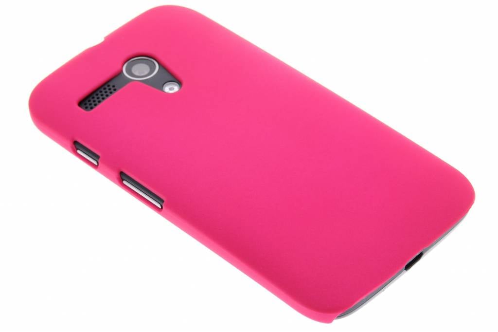 Image of Fuchsia effen hardcase hoesje voor de Motorola Moto G