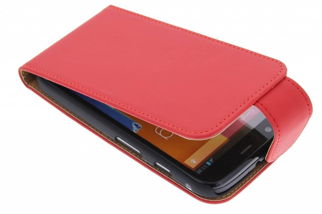 Image of Rode classic flipcase voor de Motorola Moto G