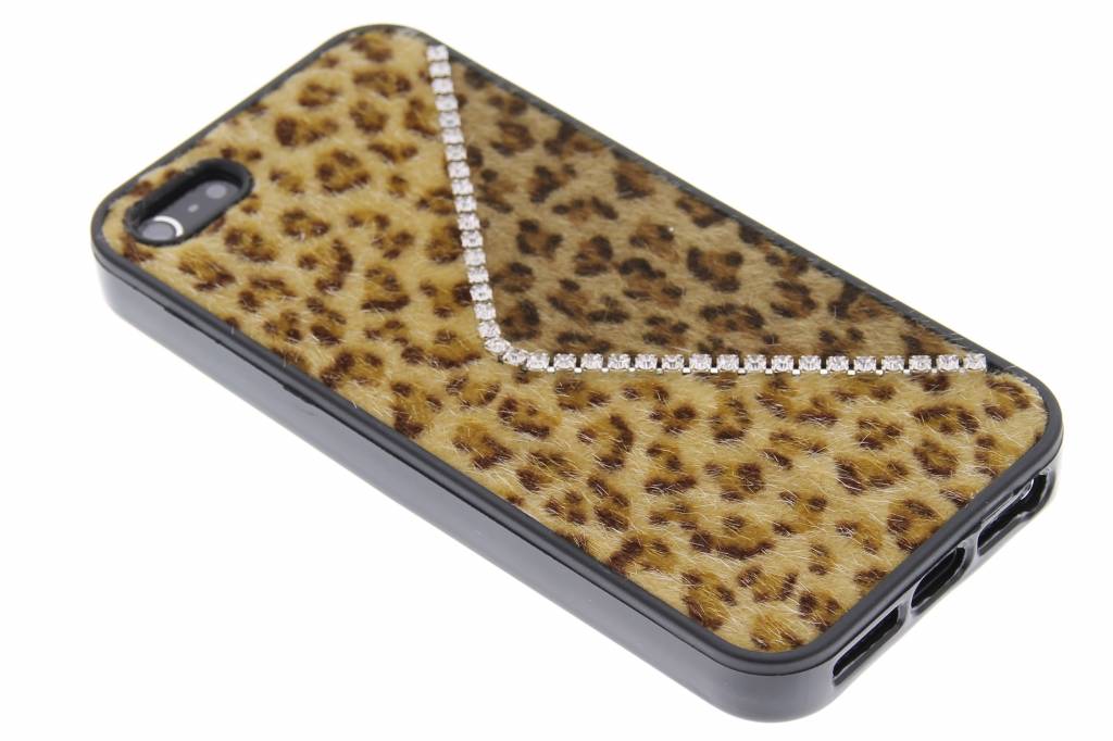 Image of Bruine luxe luipaard design TPU hoesje voor de iPhone 5 / 5s / SE