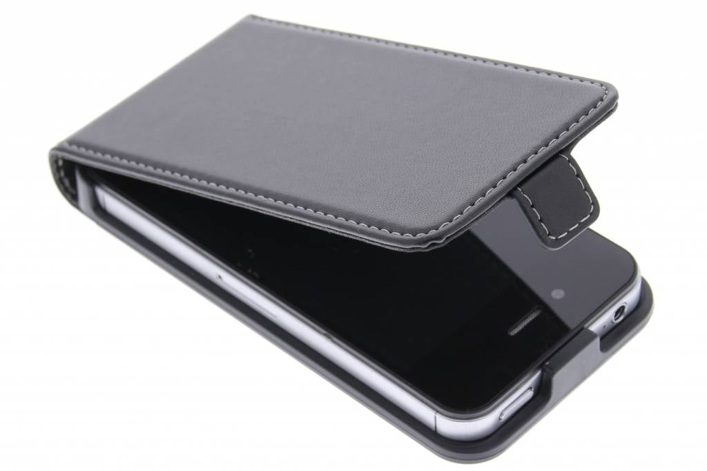 Image of Muvit flip tasje - zwart - voor Apple iPhone 4/4S