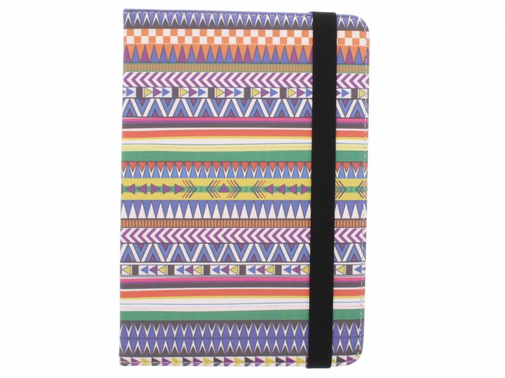 Image of Universele Aztec design tablethoes met standaard voor 7 inch tablets