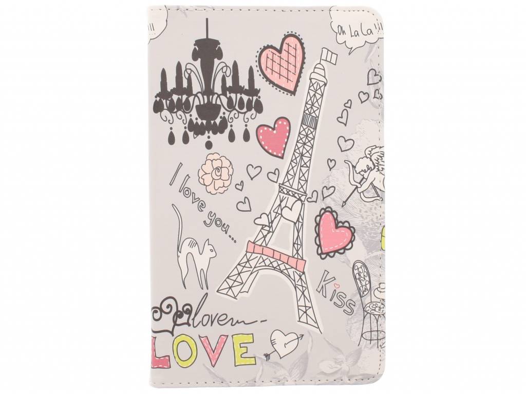 Image of Parijs design tablethoes voor de Samsung Galaxy Tab 4 8.0