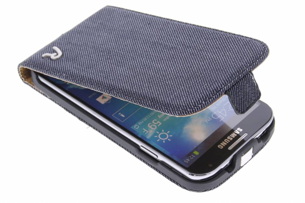 Image of Flip Case Denim voor de Samsung Galaxy S4 - Dark Blue