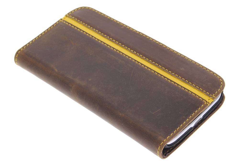 Image of Booklet Stripe voor de Samsung Galaxy S4 - Vintage Brown