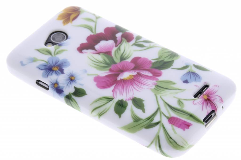 Image of Bloemen design TPU siliconen hoesje voor de LG L70