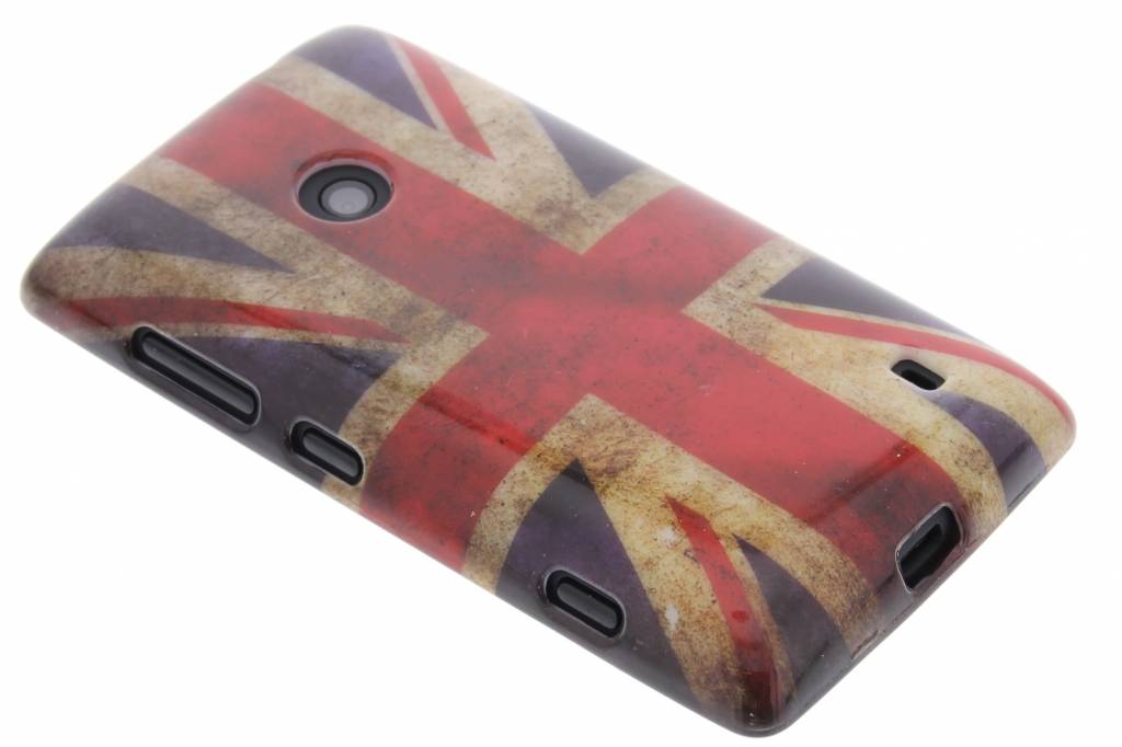 Image of Britse vlag design TPU siliconen hoesje voor de Nokia Lumia 520