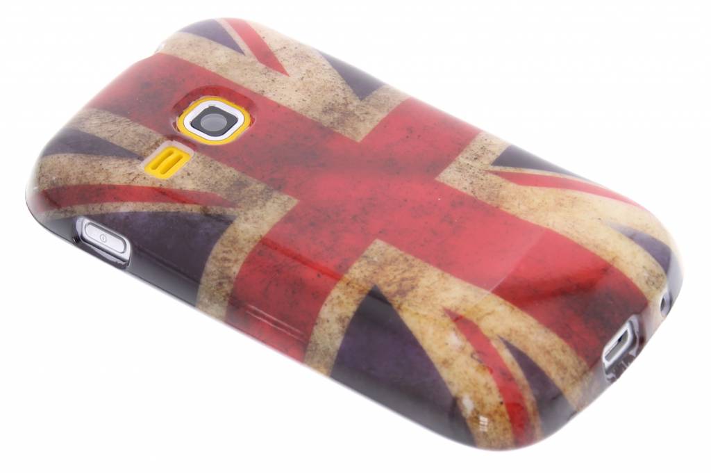 Image of Britse vlag design TPU siliconen hoesje voor de Samsung Galaxy Mini 2