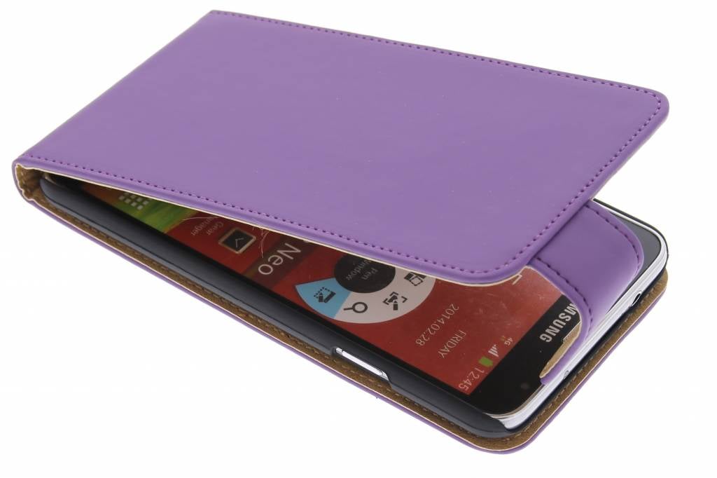 Image of Paarse classic flipcase voor de Samsung Galaxy Note 3 Neo