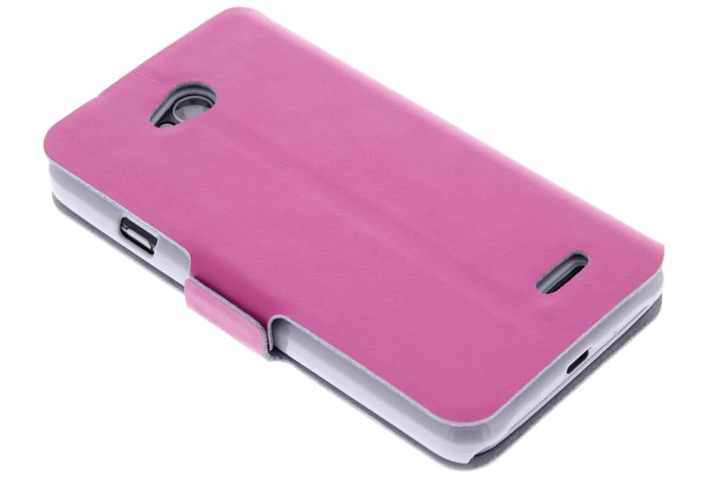 Image of Fuchsia luxe booktype hoes voor de LG L70