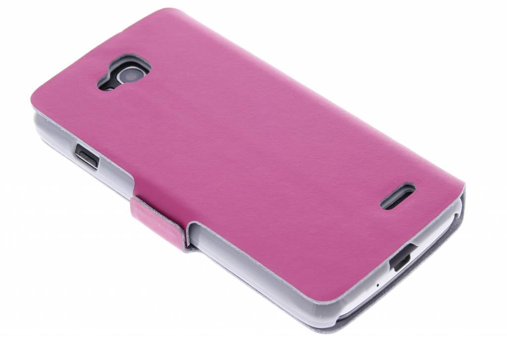 Image of Fuchsia luxe booktype hoes voor de LG L90