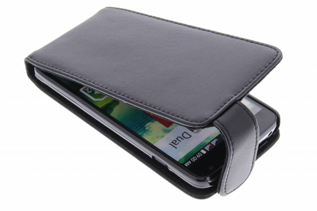 Image of Zwarte stijlvolle flipcase voor de LG L90