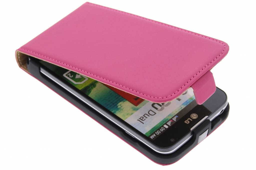 Image of premium flipcase voor de LG L90 - Pink