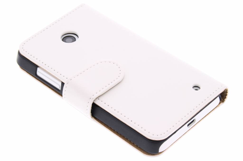 Image of Witte effen booktype hoes voor de Nokia Lumia 630 / 635