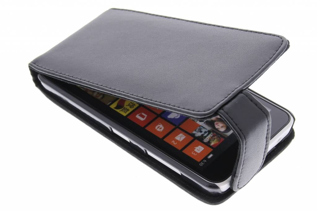 Image of Zwarte stijlvolle flipcase voor de Nokia Lumia 630 / 635